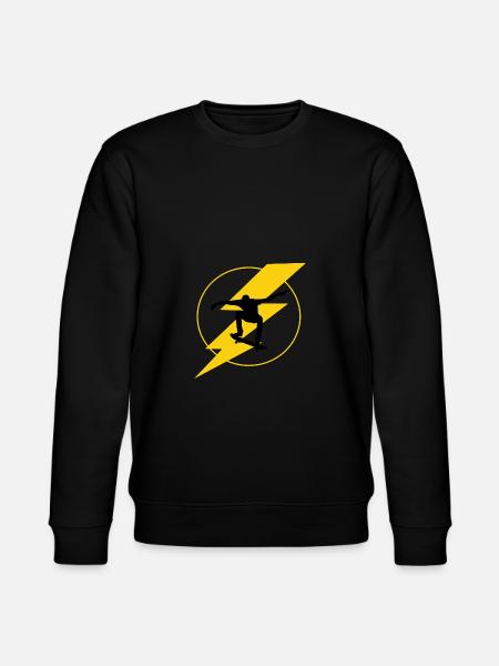 Skateboarding sport - Stanley/Stella CHANGER Unisex Organic Sweatshirt - black