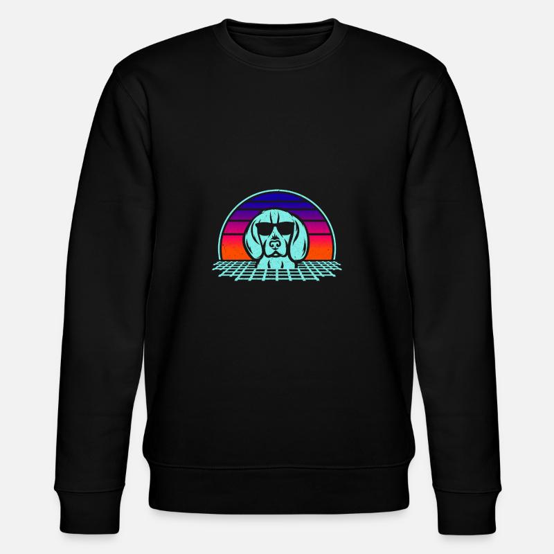 BEAGLE - Stanley/Stella Unisex Bio-Sweatshirt CHANGER  - Schwarz