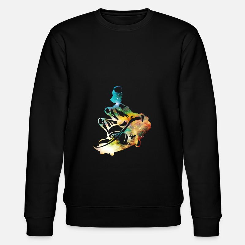 Skater - Skateboard - skate - Stanley/Stella Unisex Bio-Sweatshirt CHANGER  - Schwarz
