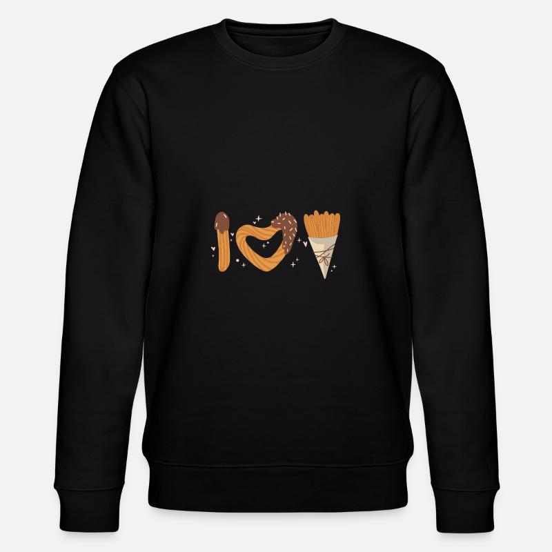 Churros Buy The Dip - Stanley/Stella Unisex Bio-Sweatshirt CHANGER - Schwarz
