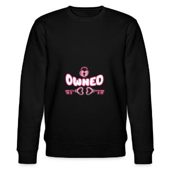 Possessed Submissive Slave Domina Chastity Cuckold - Stanley/Stella CHANGER Unisex Organic Sweatshirt - black - Front - Nik (191cm) & Marisol (170cm)