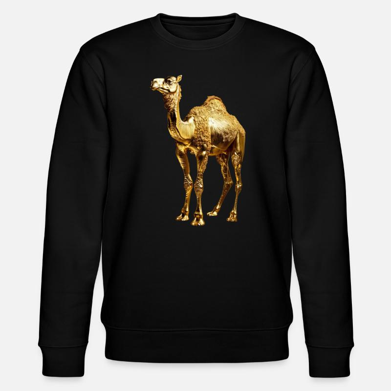 Kamel - Stanley/Stella Unisex Bio-Sweatshirt CHANGER  - Schwarz