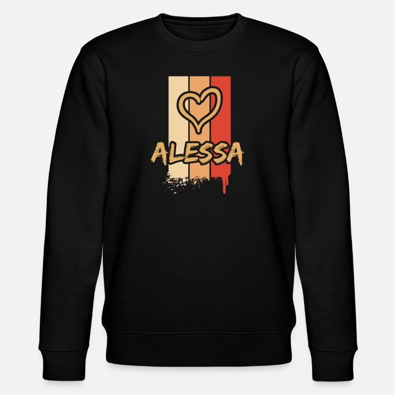 Alessa Alessa - Stanley/Stella Unisex Bio-Sweatshirt CHANGER  - Schwarz