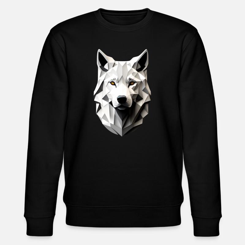 Tête du Loup Blanc - Sweat bio CHANGER Stanley/Stella Unisexe - noir