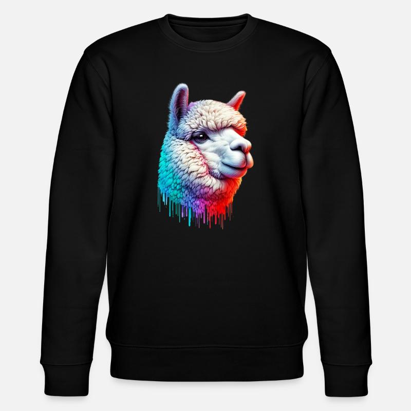 Alpaca - Stanley/Stella CHANGER Unisex Organic Sweatshirt - black