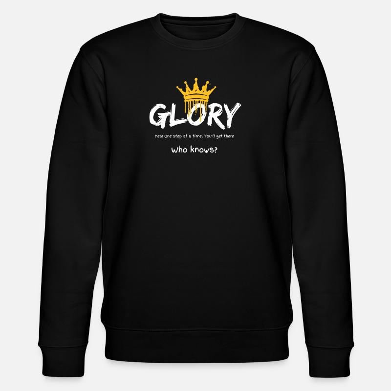 Glory Crown Graffiti - Stanley/Stella CHANGER Unisex Organic Sweatshirt - black