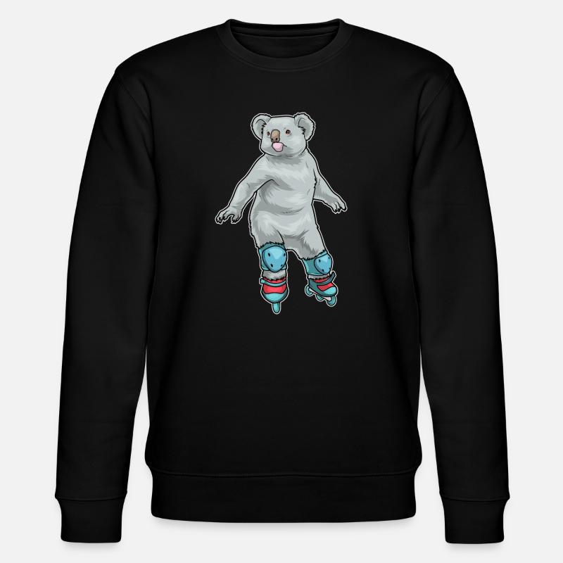 Koala Inline skating Inline skates - Stanley/Stella Unisex Bio-Sweatshirt CHANGER - Schwarz