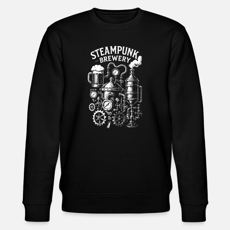 Cadeau de la brasserie Steampunk - Sweat bio CHANGER Stanley/Stella Unisexe - noir