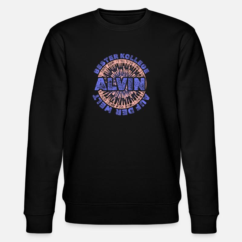 Alvin - Stanley/Stella Unisex Bio-Sweatshirt CHANGER  - Schwarz