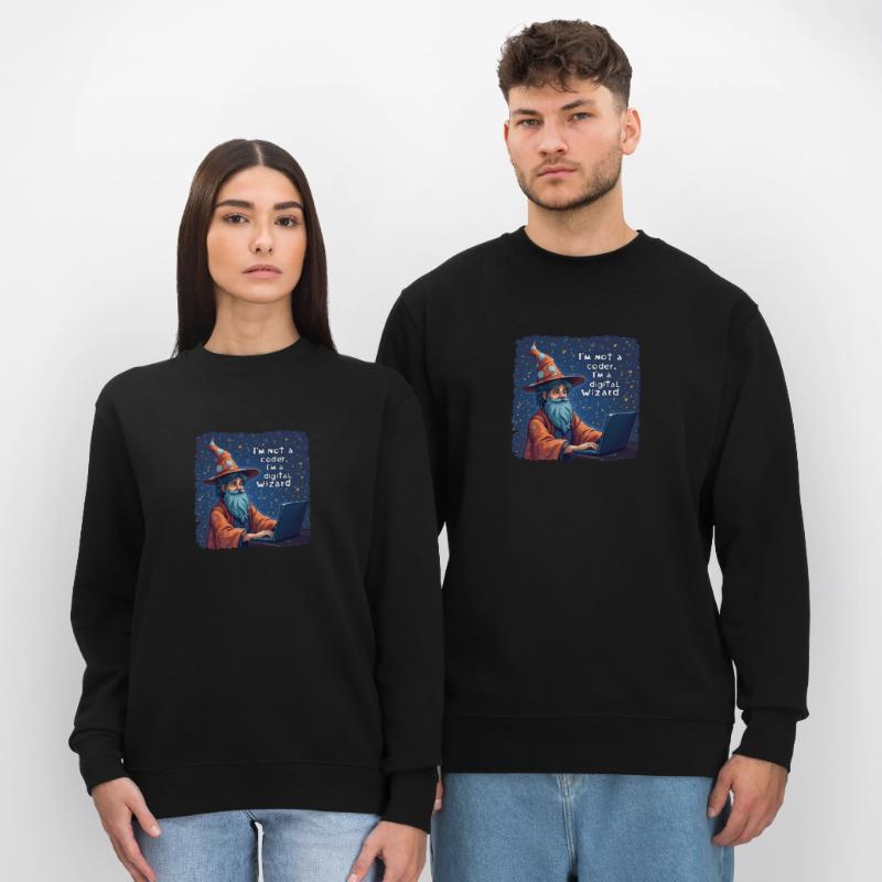 I'm Not a Coder I'm a Digital Wizard Programmer Stanley/Stella CHANGER Unisex Organic Sweatshirt