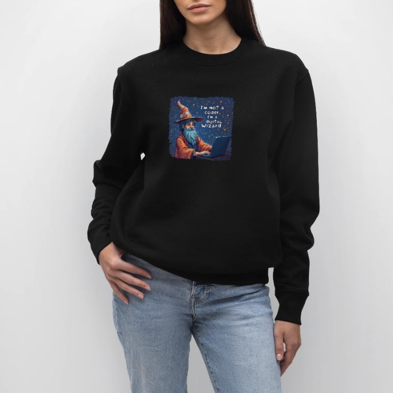 I'm Not a Coder I'm a Digital Wizard Programmer Stanley/Stella CHANGER Unisex Organic Sweatshirt