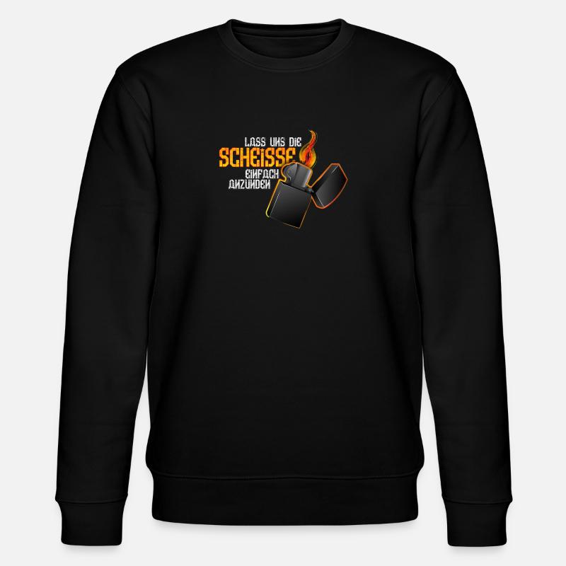 Allumons la merde ! - Sweat bio CHANGER Stanley/Stella Unisexe - noir