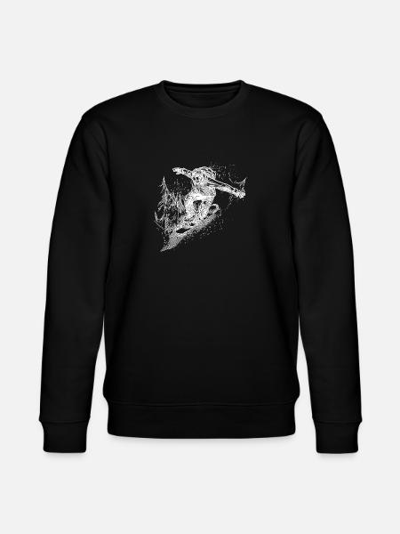 Offroad Snowboarding Extreme Snowboard Style - Stanley/Stella CHANGER Unisex Organic Sweatshirt - black