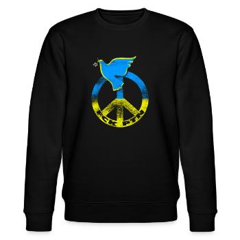 FCK PTN - Stanley/Stella CHANGER Unisex Organic Sweatshirt - black - Front - Nik (191cm) & Marisol (170cm)