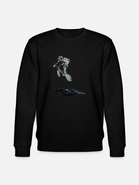 bmx racing - Stanley/Stella CHANGER Unisex Organic Sweatshirt - black
