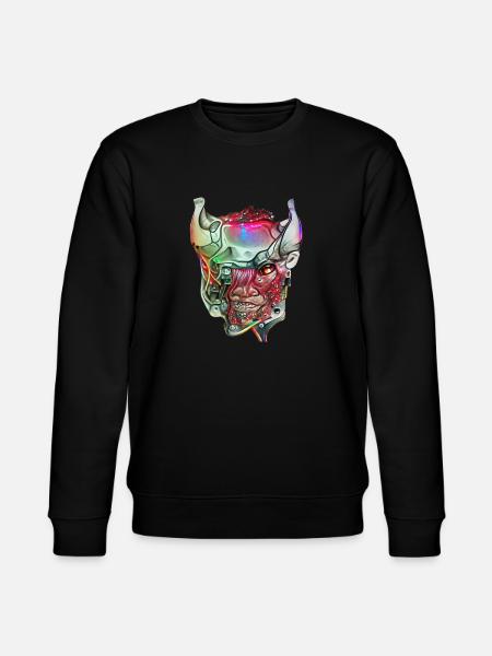 Cyborg Demon - Stanley/Stella CHANGER Unisex Organic Sweatshirt - black