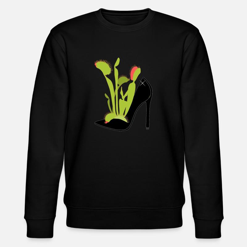 Piège à mouches de Vénus - Sweat bio CHANGER Stanley/Stella Unisexe - noir