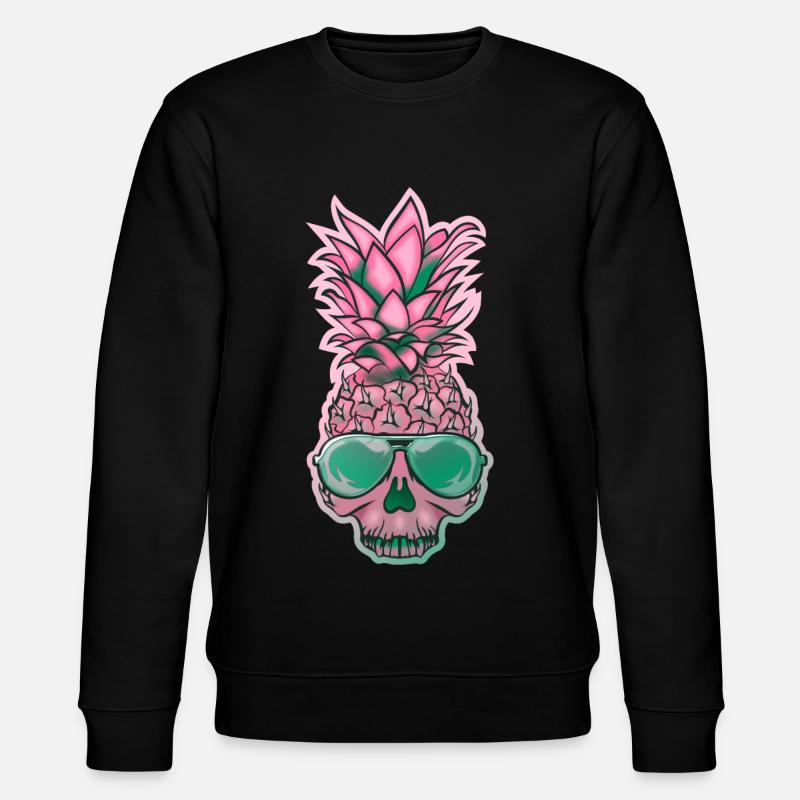 Crâne d'Ananas 2 - Sweat bio CHANGER Stanley/Stella Unisexe - noir