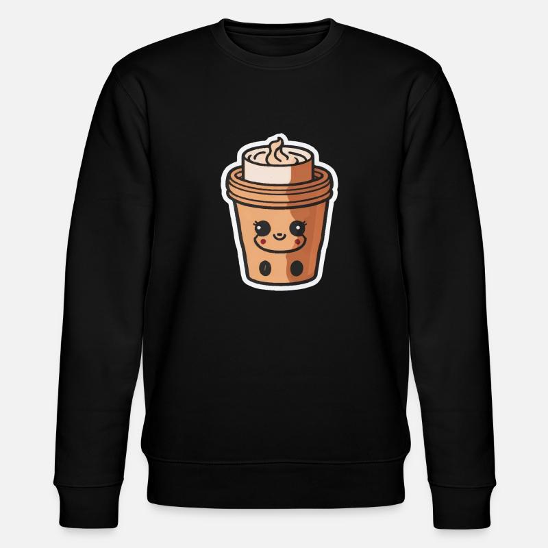 Coffee - Stanley/Stella CHANGER Unisex Organic Sweatshirt - black