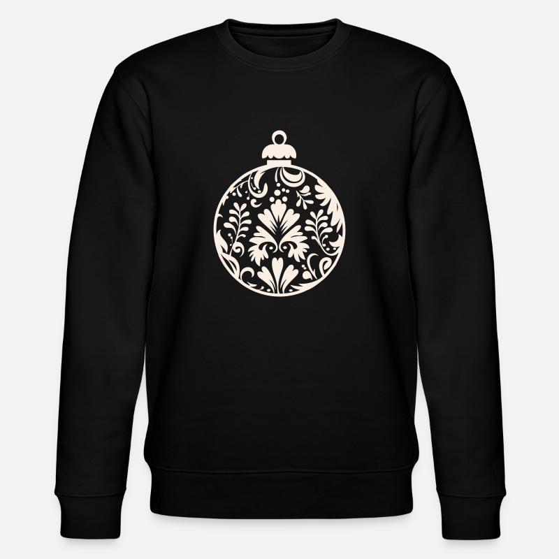 Christbaumkugel - Stanley/Stella Unisex Bio-Sweatshirt CHANGER  - Schwarz