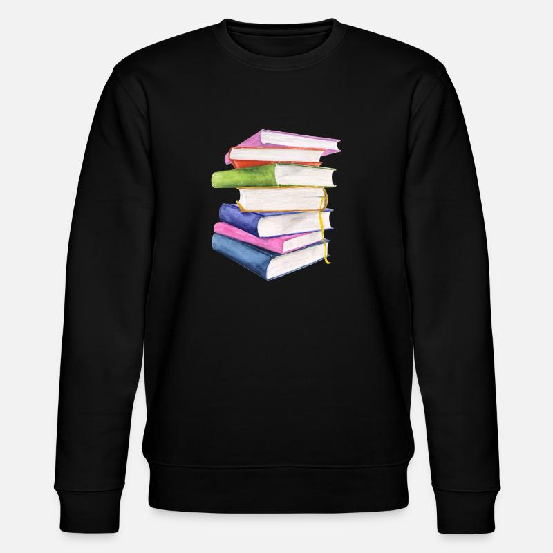 Bücher - Stanley/Stella Unisex Bio-Sweatshirt CHANGER  - Schwarz