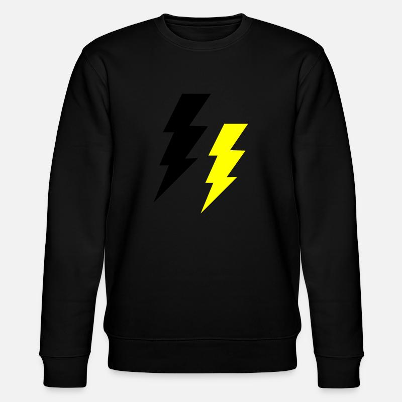 blitze thunder - Stanley/Stella Unisex Bio-Sweatshirt CHANGER  - Schwarz