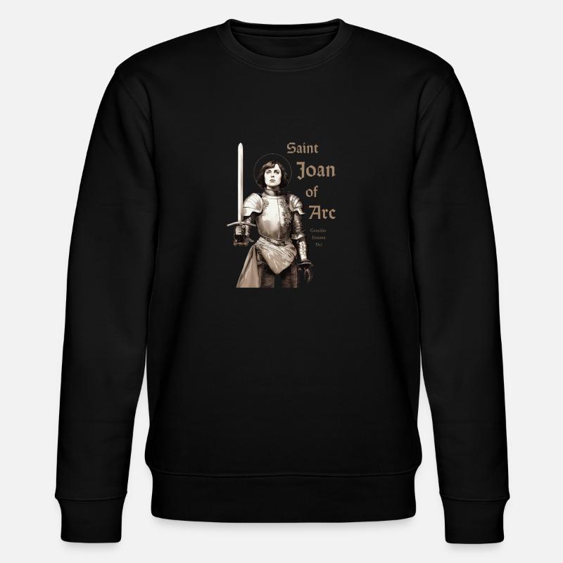 Heilige Jeanne d'Arc - Stanley/Stella Unisex Bio-Sweatshirt CHANGER  - Schwarz