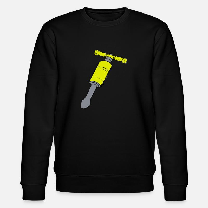 Presslufthammer - Stanley/Stella Unisex Bio-Sweatshirt CHANGER  - Schwarz