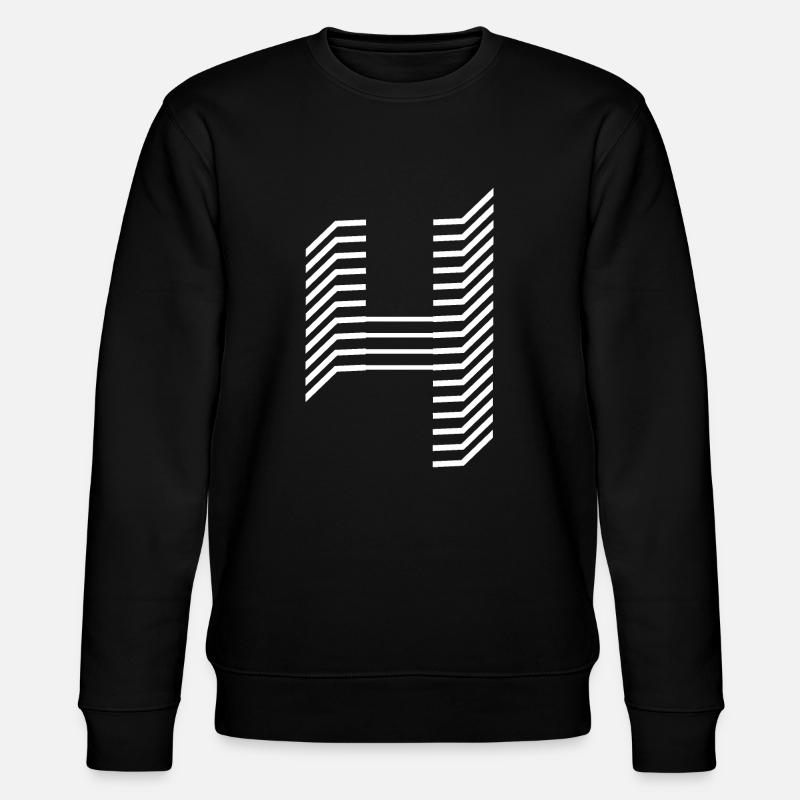 Numéro unique 4 « Blanc » - Sweat bio CHANGER Stanley/Stella Unisexe - noir