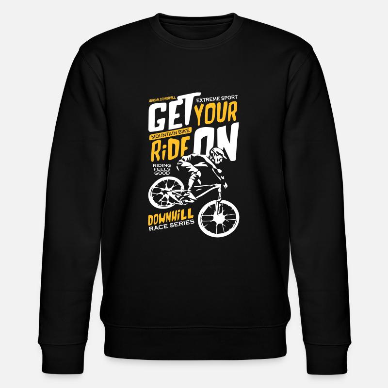 Downhill Race Series - Stanley/Stella Unisex Bio-Sweatshirt CHANGER  - Schwarz