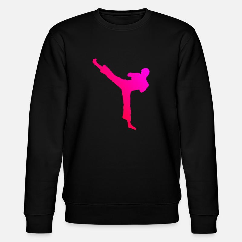Kickboxing Kickboxer Boxing Boxen Kickbox - Stanley/Stella Unisex Bio-Sweatshirt CHANGER  - Schwarz