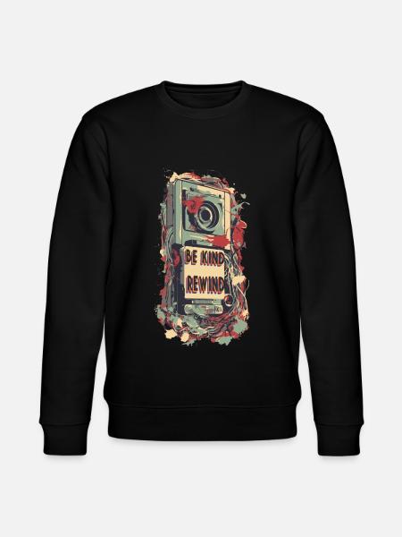 VHS Nostalgia - Stanley/Stella CHANGER Unisex Organic Sweatshirt - black
