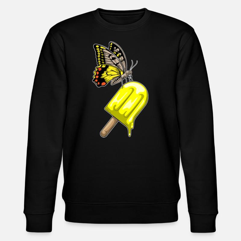 Popsicles papillon - Sweat bio CHANGER Stanley/Stella Unisexe - noir