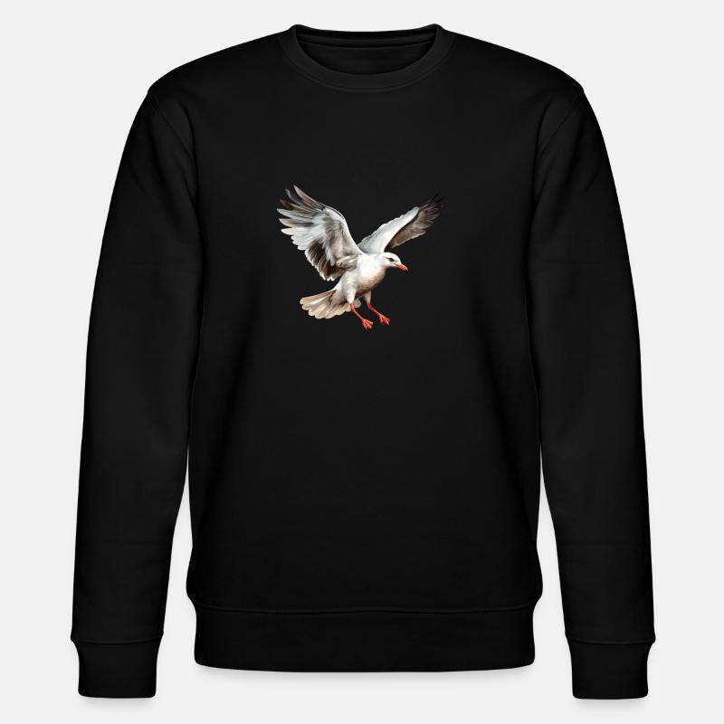 Mouette - Sweat bio CHANGER Stanley/Stella Unisexe - noir