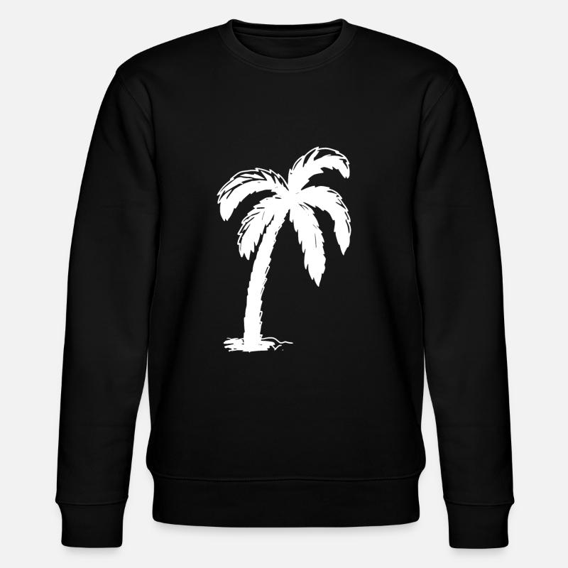 Pop Art | Palme - Stanley/Stella Unisex Bio-Sweatshirt CHANGER  - Schwarz