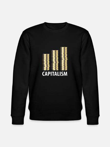 Capitalism - Stanley/Stella CHANGER Unisex Organic Sweatshirt - black