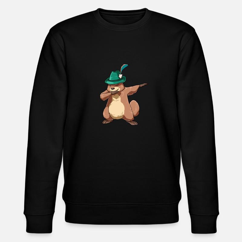 Dabbing Marmot Gagnant - Sweat bio CHANGER Stanley/Stella Unisexe - noir
