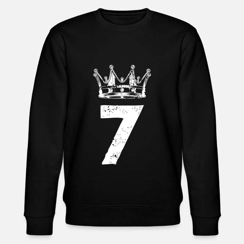 7 Couronne de numéros - Sweat bio CHANGER Stanley/Stella Unisexe - noir