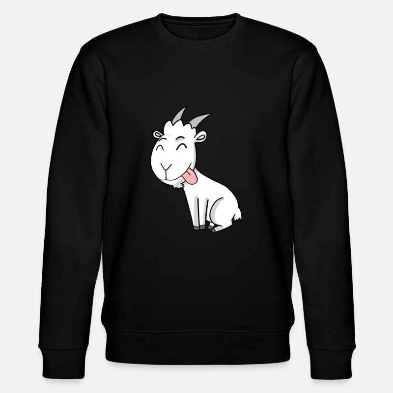 Chèvre Chèvre Buck - Sweat bio CHANGER Stanley/Stella Unisexe - noir