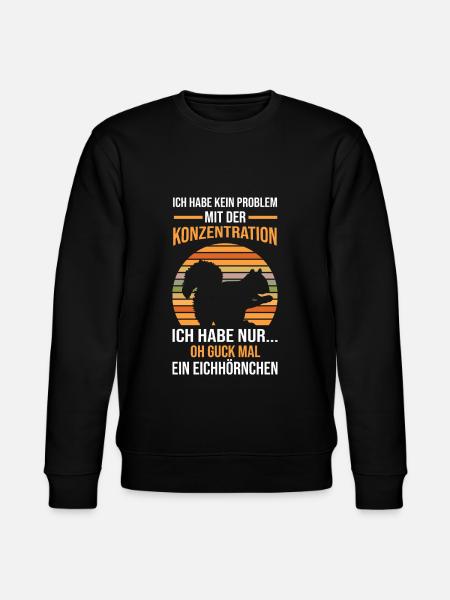 Mama Mutter Erdmännchen - Stanley/Stella Unisex Bio-Sweatshirt CHANGER - Schwarz