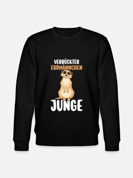 Erdmännchen - Stanley/Stella Unisex Bio-Sweatshirt CHANGER - Schwarz