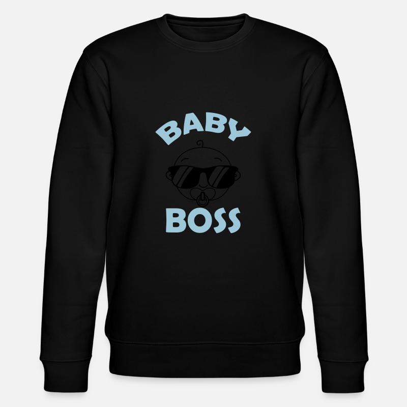 baby boss - Stanley/Stella CHANGER Unisex Organic Sweatshirt - black