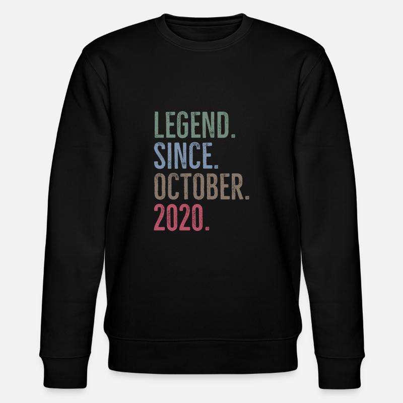 Legend Since October 2020 - Stanley/Stella CHANGER Unisex Organic Sweatshirt - black