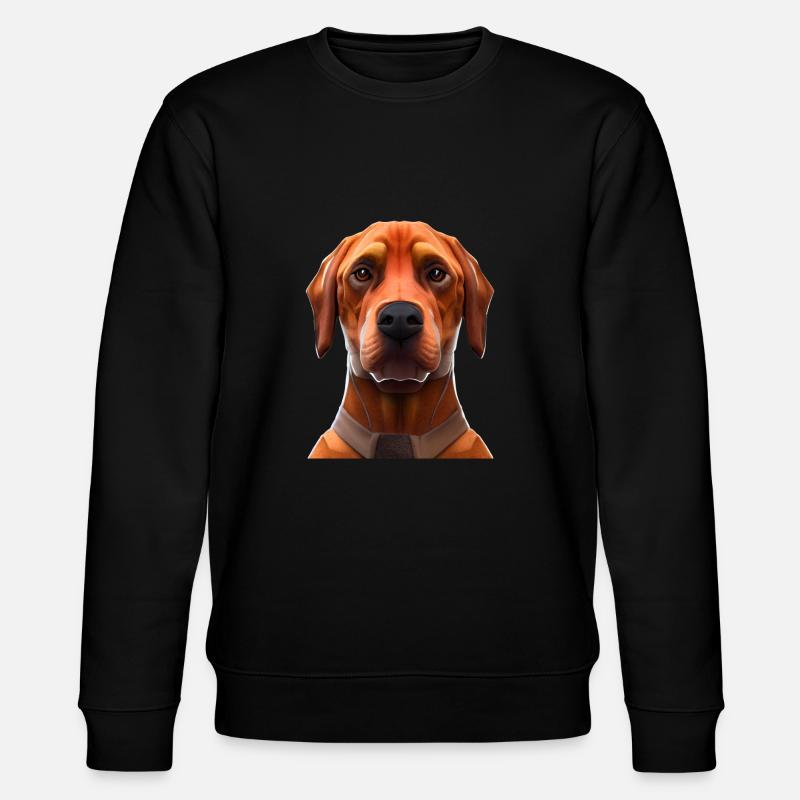 Rhodesian Ridgeback Hund - Rhodesian Ridgeback - Stanley/Stella Unisex Bio-Sweatshirt CHANGER  - Schwarz
