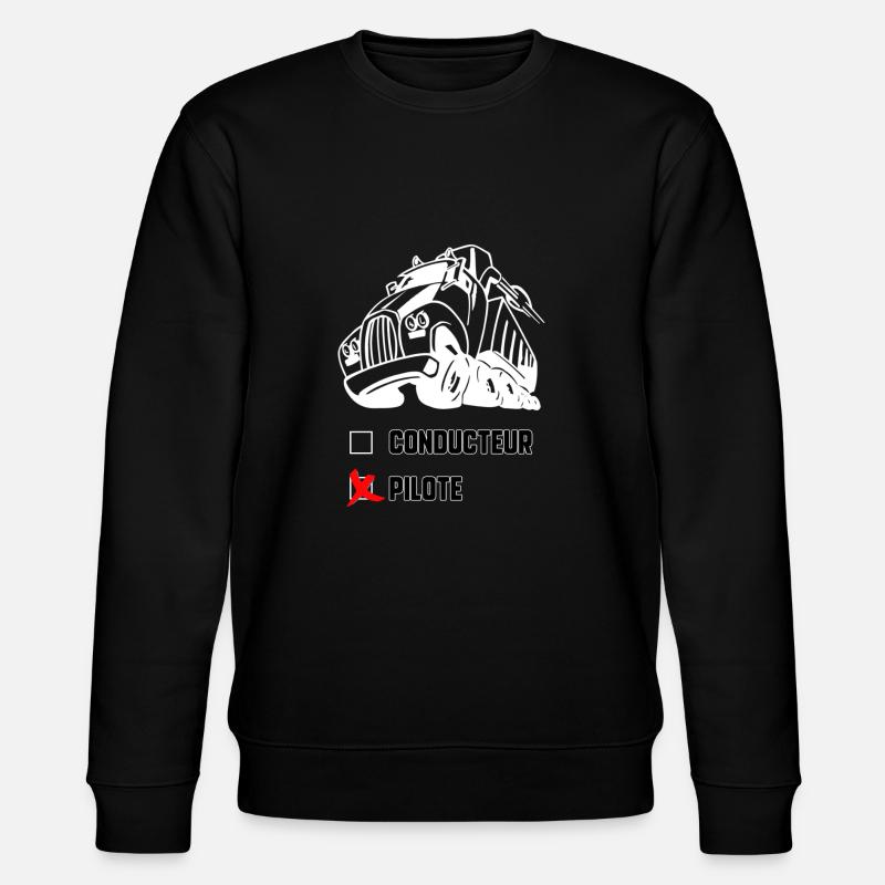 Pilote de camion - Sweat bio CHANGER Stanley/Stella Unisexe - noir