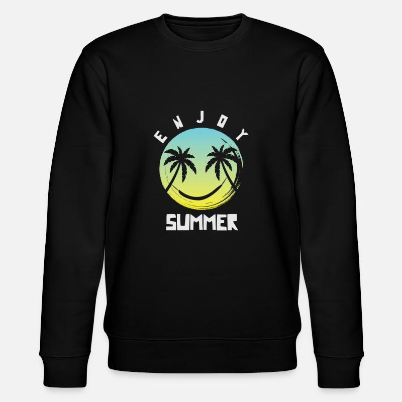 Enjoy Summer - Stanley/Stella Unisex Bio-Sweatshirt CHANGER  - Schwarz
