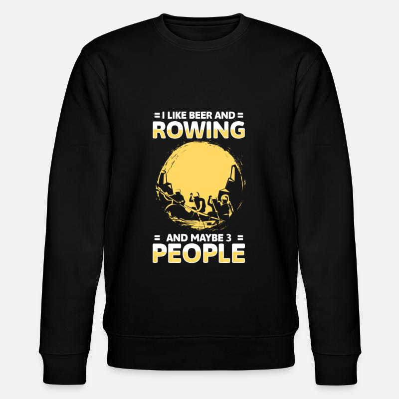Boat Eights Rowing Team - Stanley/Stella CHANGER Unisex Organic Sweatshirt - black