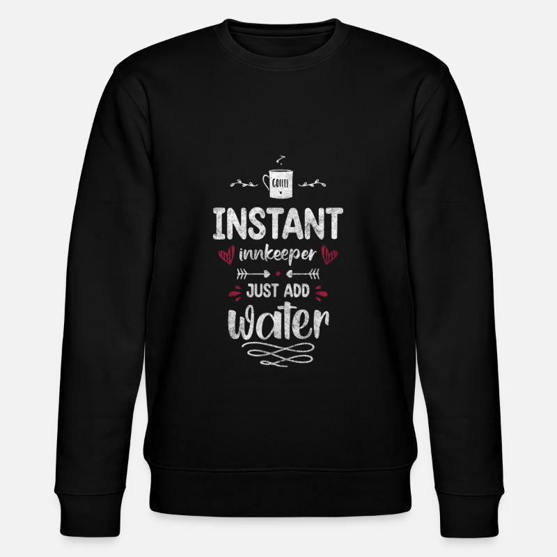 Restaurant Alcohol Smoking - Stanley/Stella CHANGER Unisex Organic Sweatshirt - black