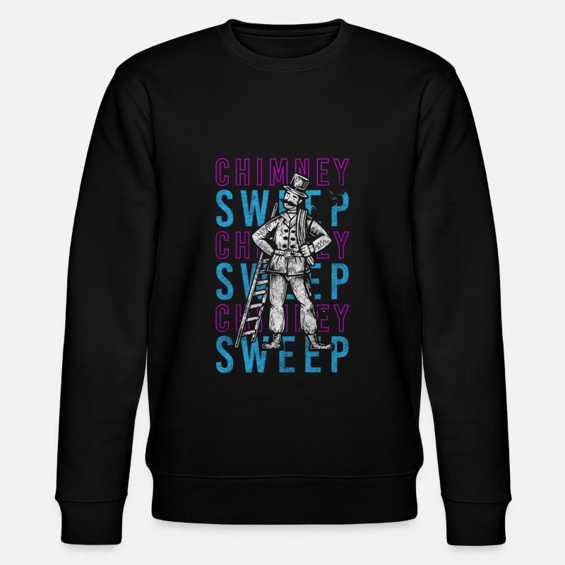 Schornsteinfeger Dach Beruf Karriere - Stanley/Stella Unisex Bio-Sweatshirt CHANGER  - Schwarz