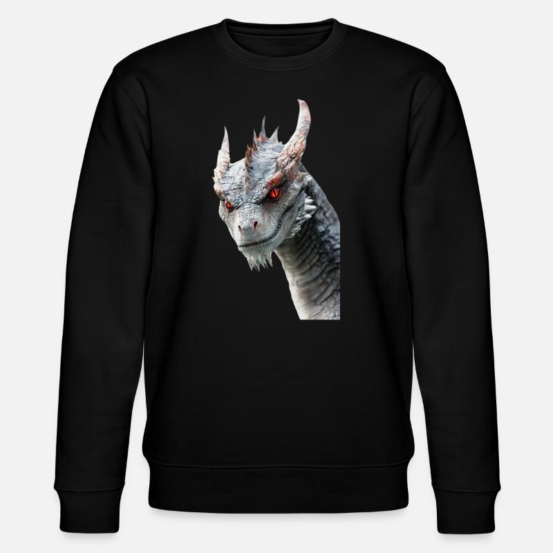 Drachen - Stanley/Stella Unisex Bio-Sweatshirt CHANGER  - Schwarz
